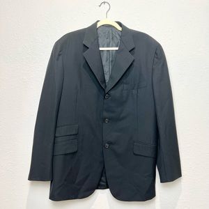 HERMES Men’s Black Jacket Suit Blazer Size EU 52